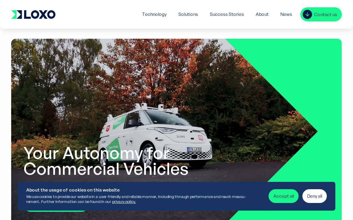 Loxo website preview