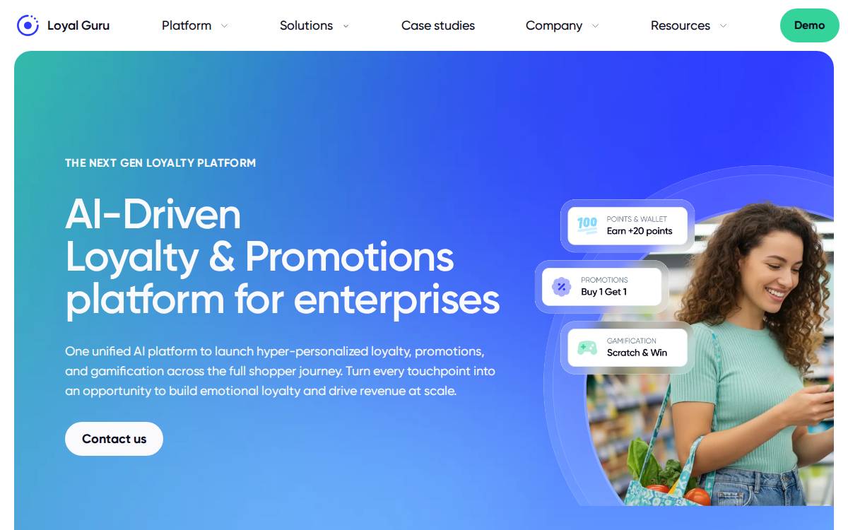 Loyal Guru website preview