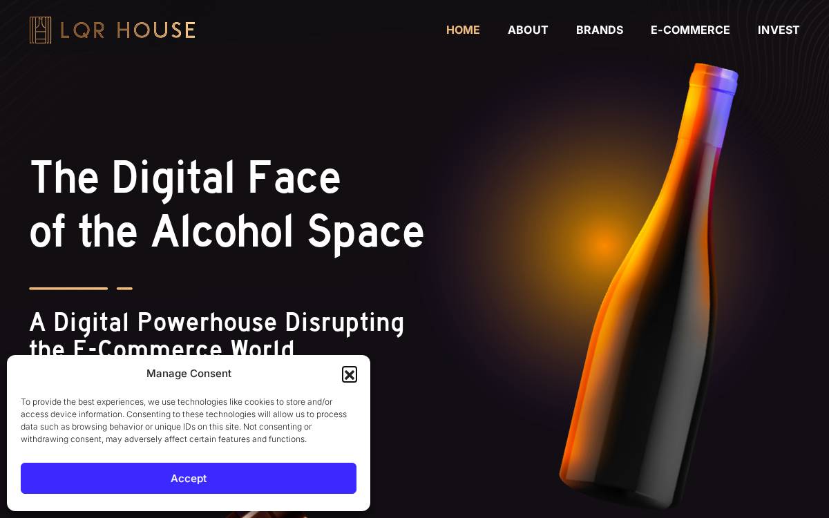 LQR House website preview
