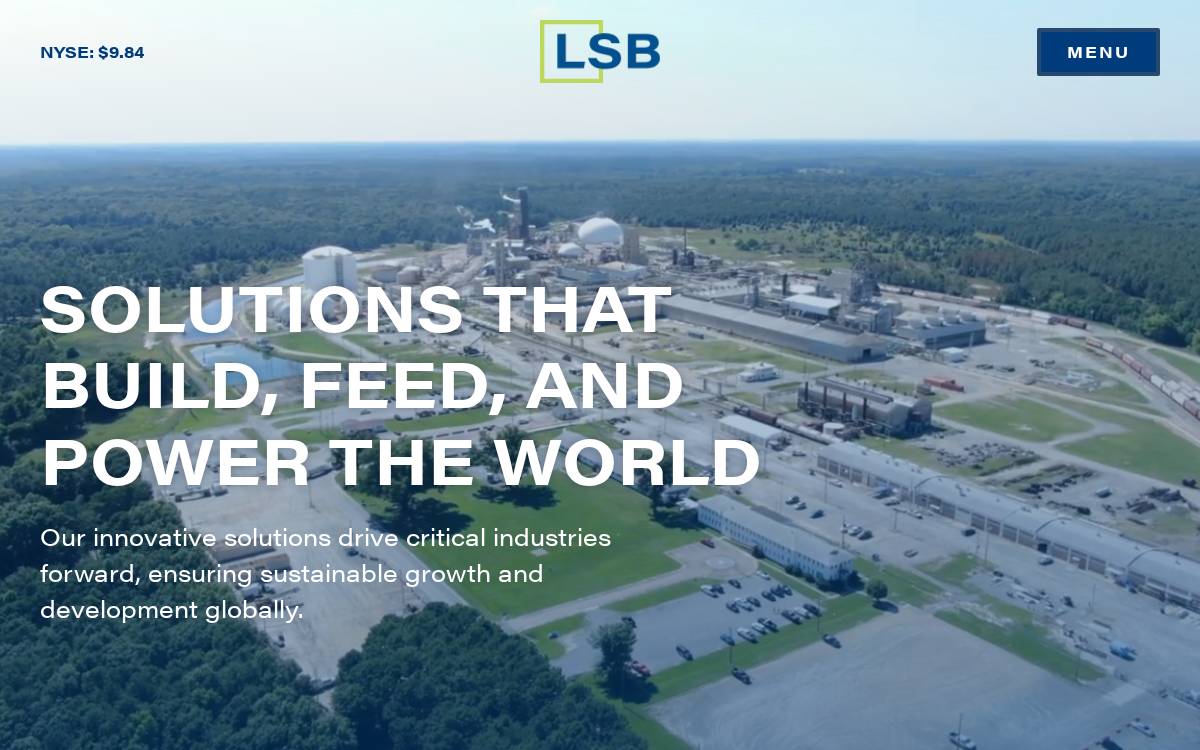 LSB Industries website preview