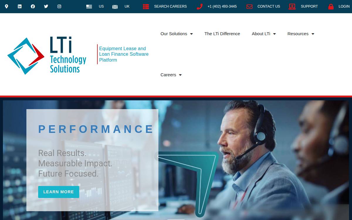 Ltisolutions website preview