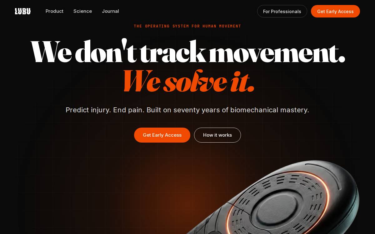 LUBU Technologies website preview