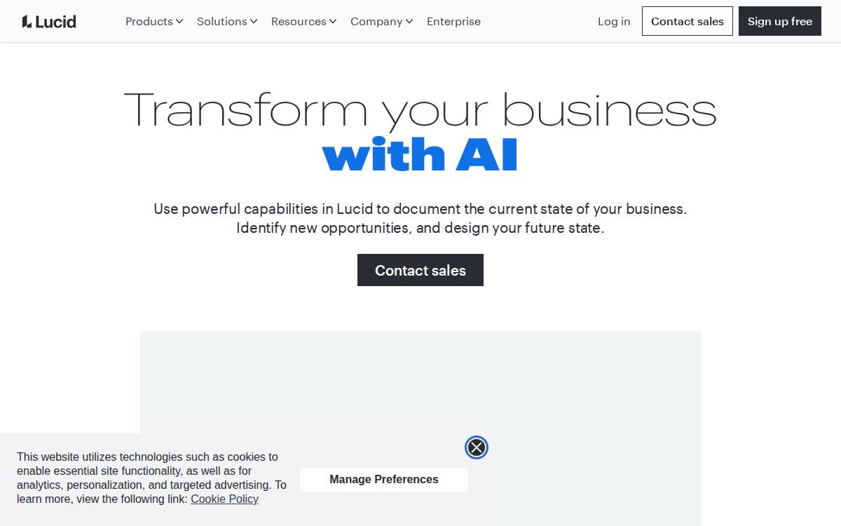 Lucid Software, Inc. website preview
