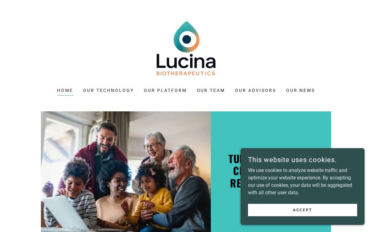 Lucina website preview