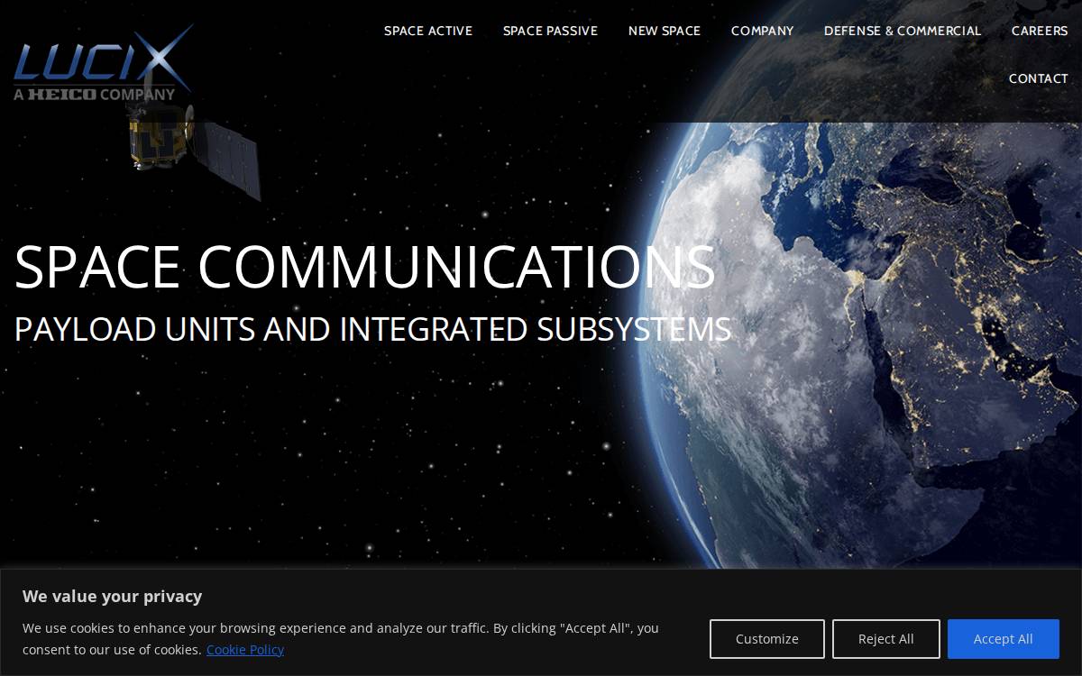 Lucix website preview