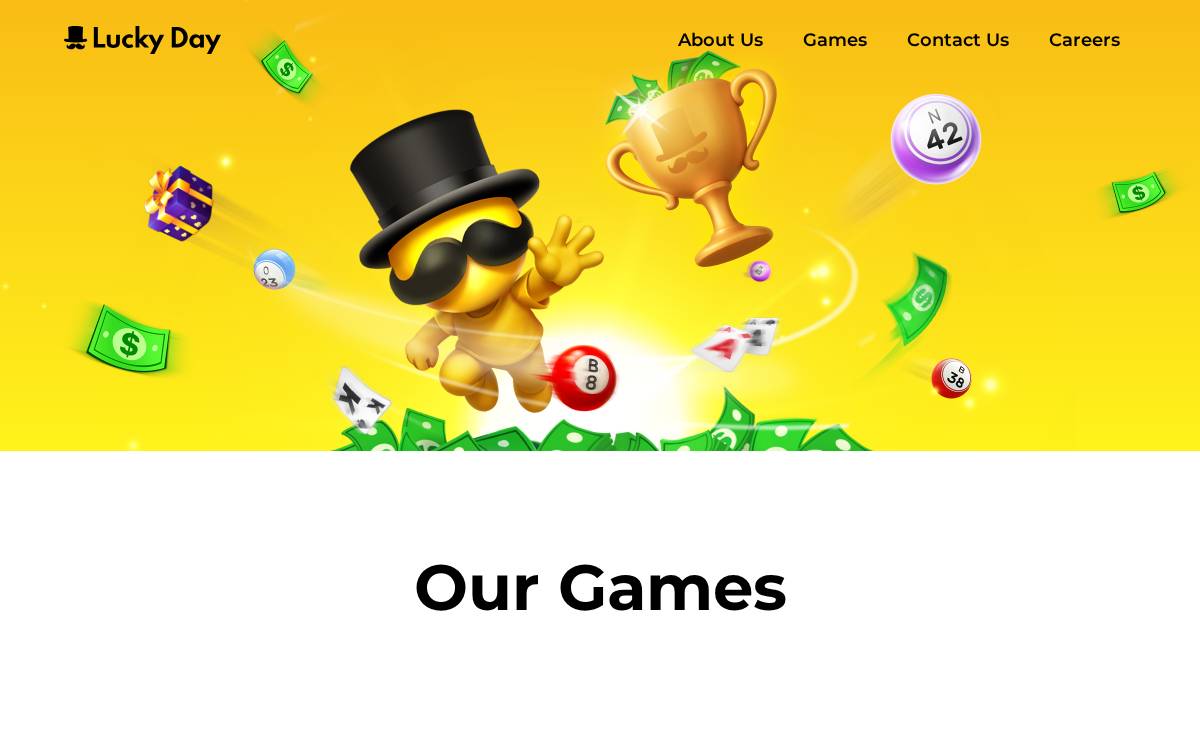 Lucky Day website preview