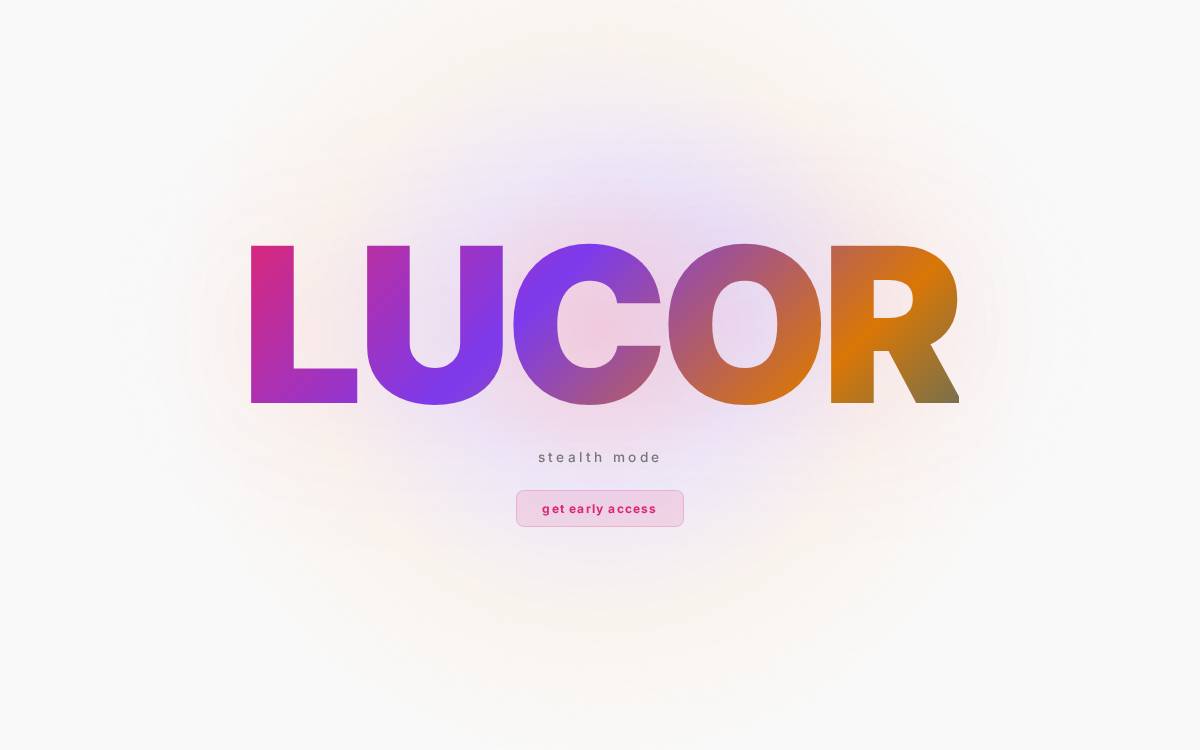 Lucor website preview
