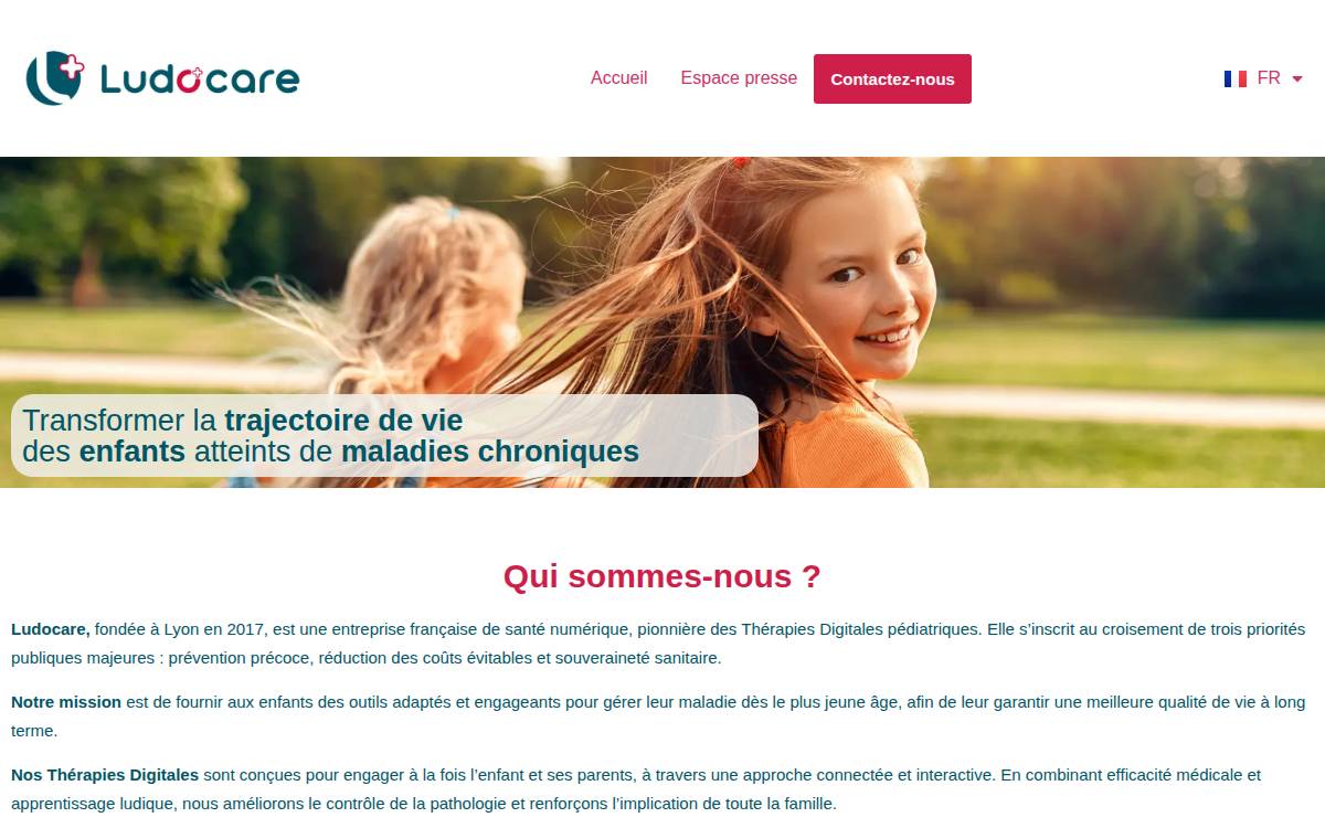 Ludocare website preview