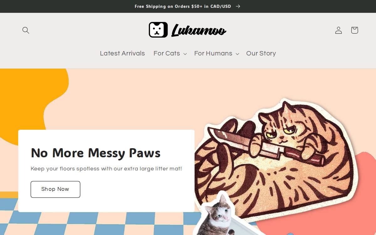 Lukamoo Website website preview