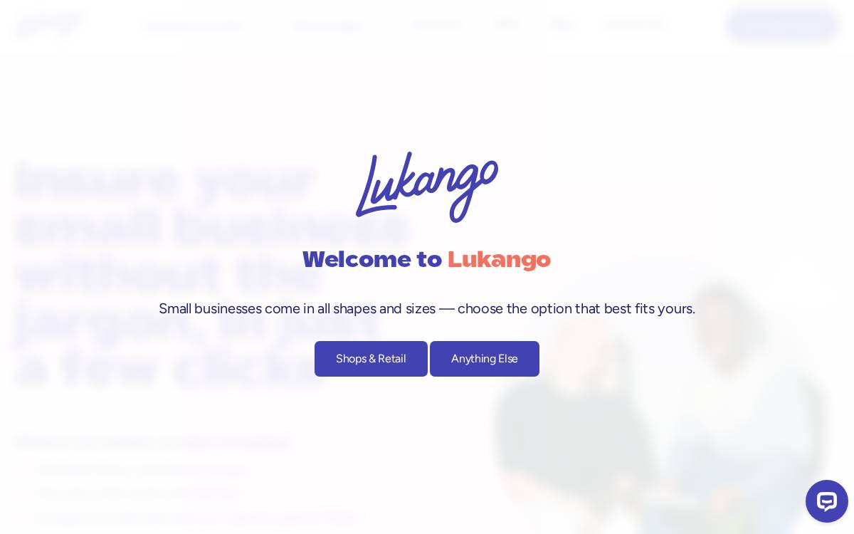 Lukango website preview