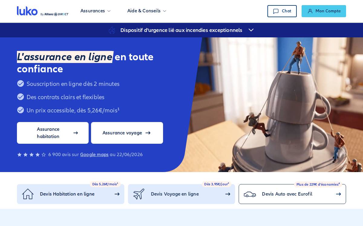 Luko website preview