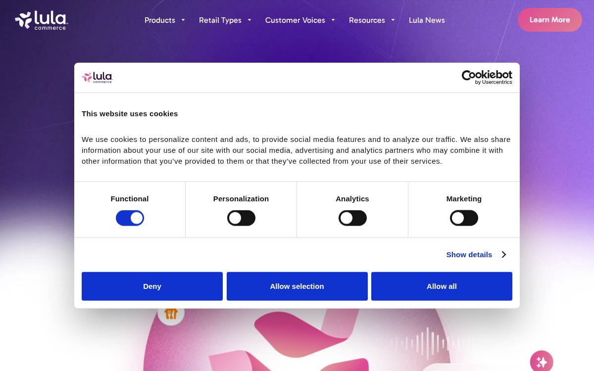 Lula website preview