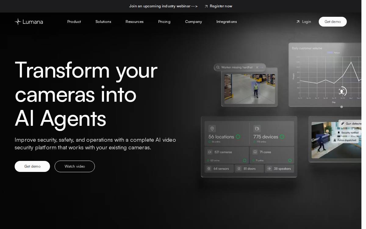 Lumana website preview