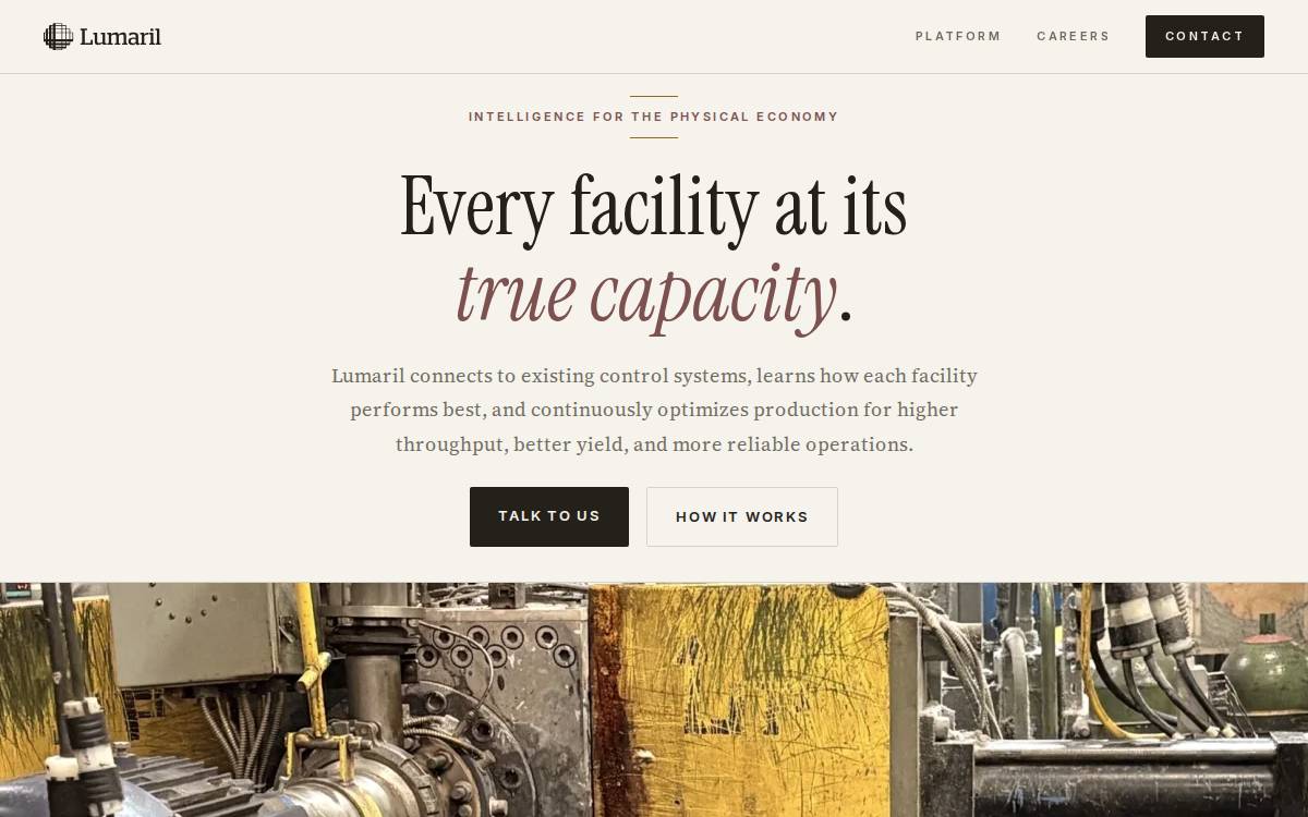 Lumaril website preview