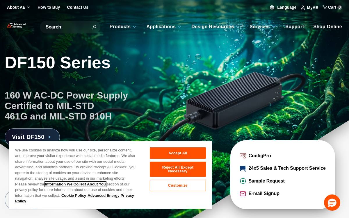 Lumasense Technologies website preview