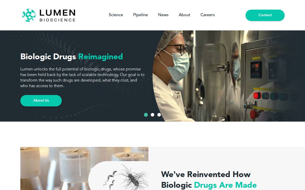 Lumen website preview