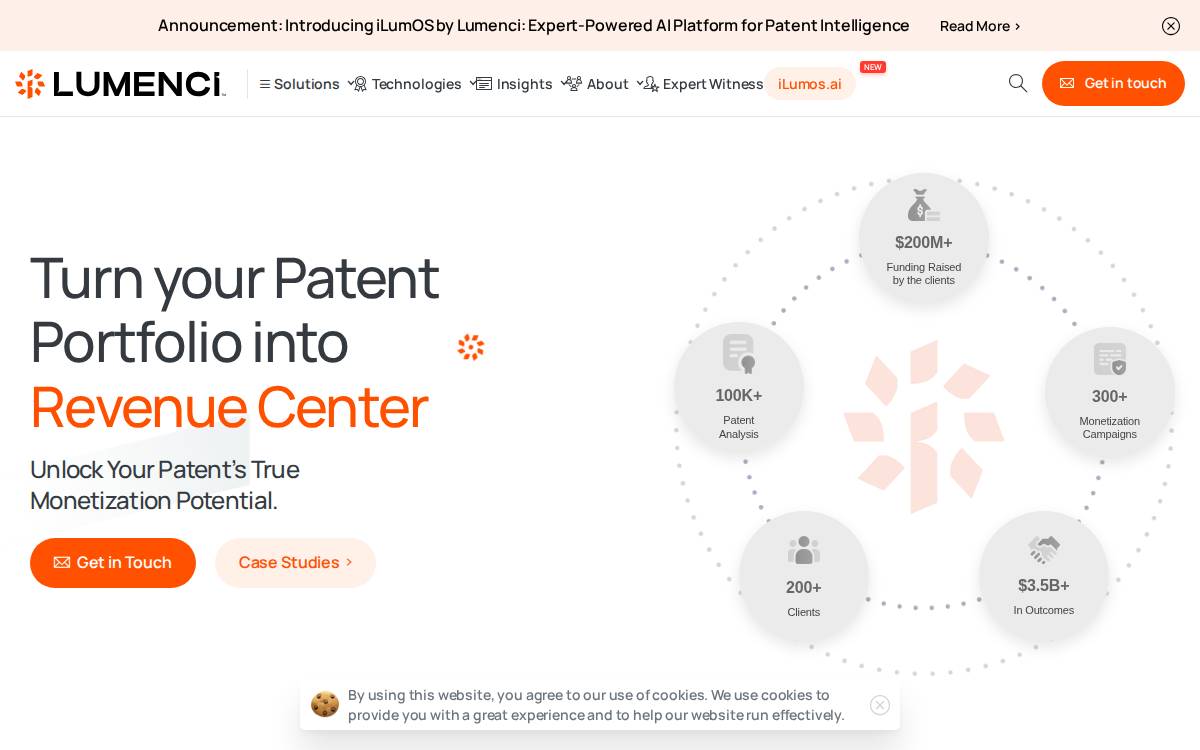 Lumenci website preview