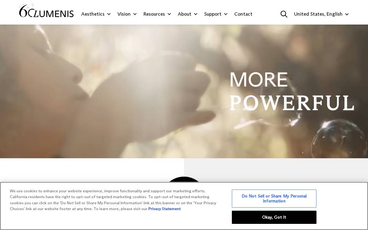 Lumenis website preview