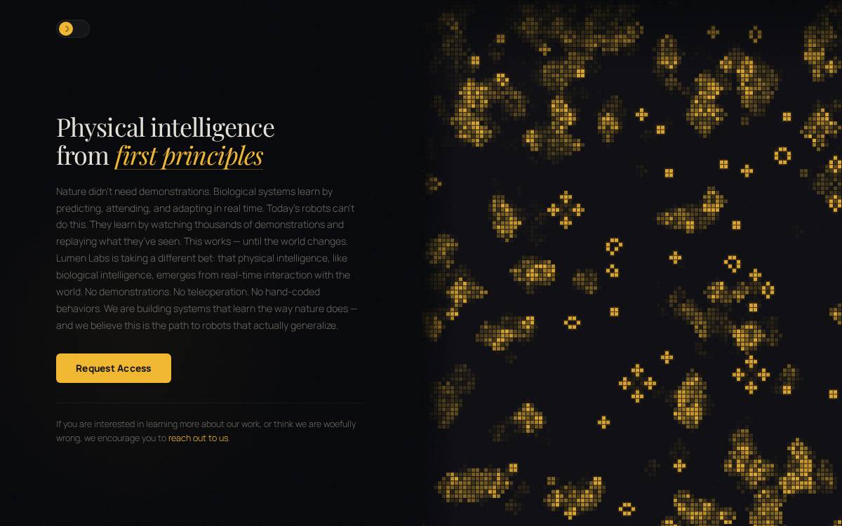 Lumenresearch website preview