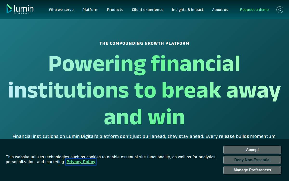 Lumin Digital website preview