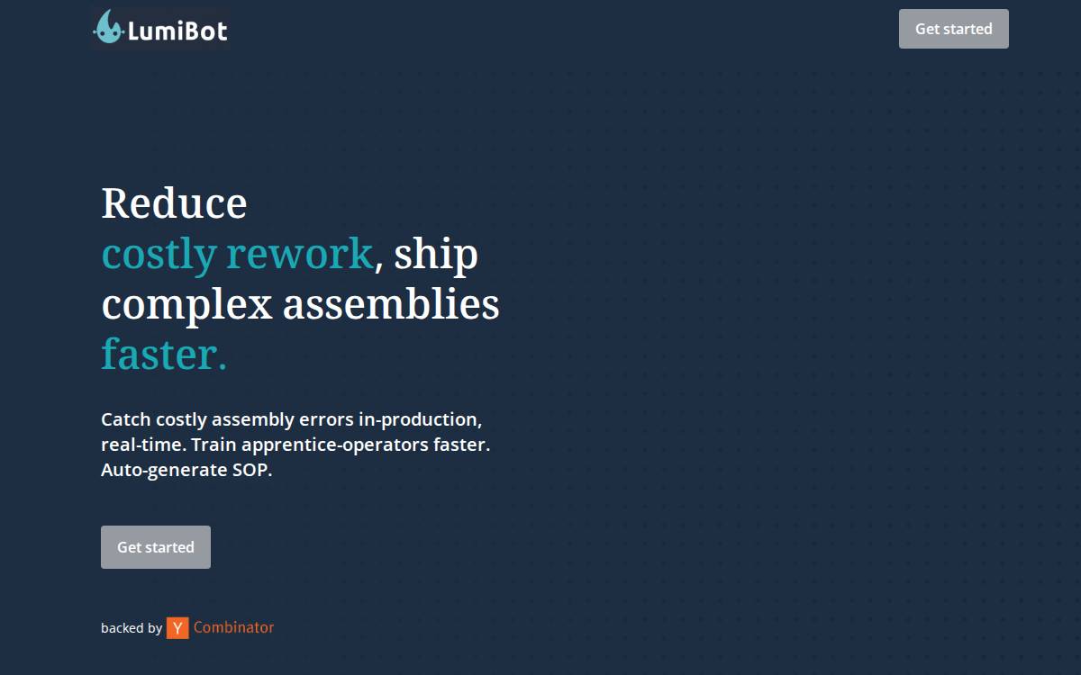 Lumina website preview
