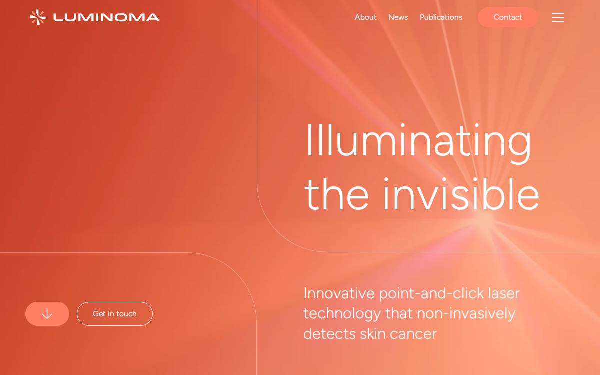 Luminoma website preview