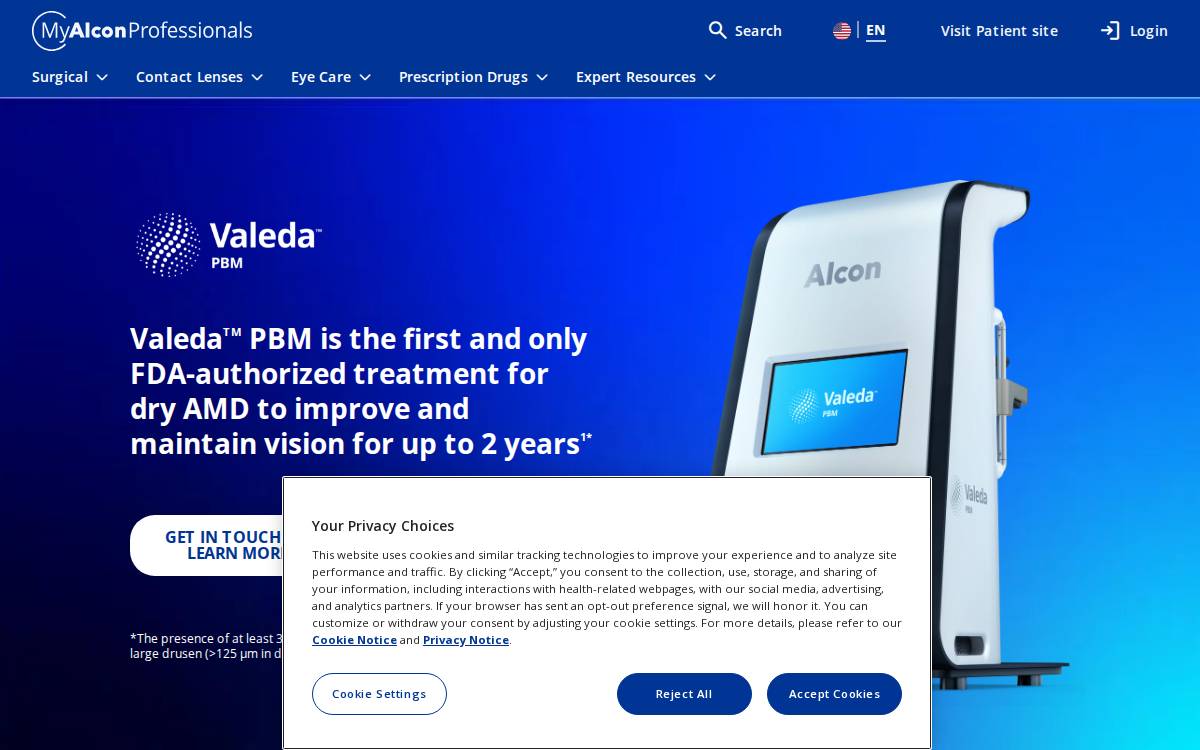 LumiThera website preview