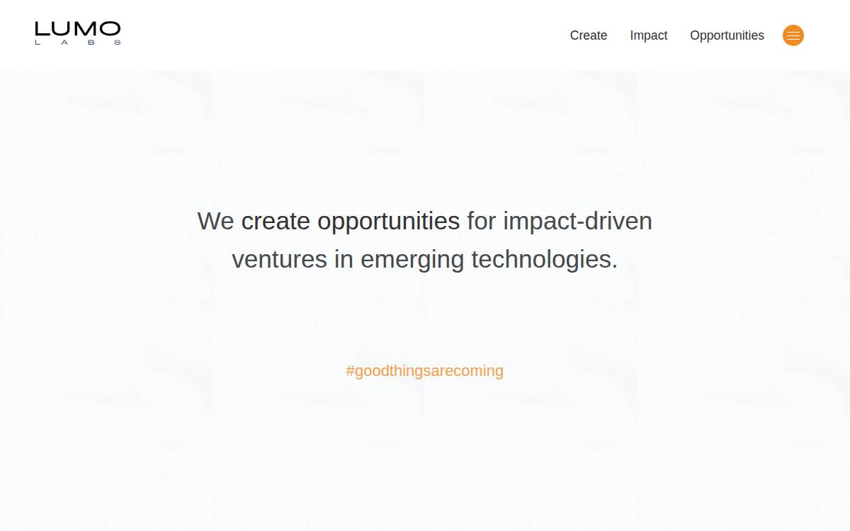 Lumo Labs website preview