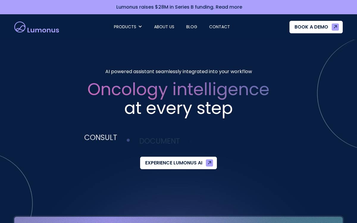 Lumonus website preview
