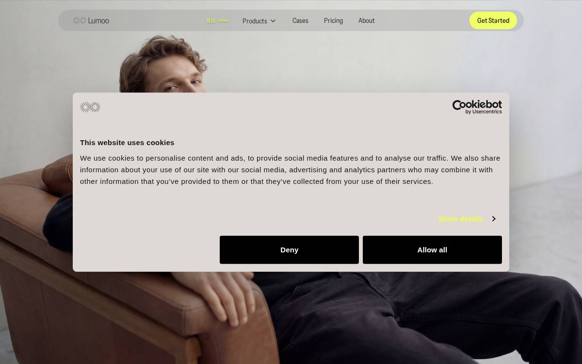 Lumoo website preview