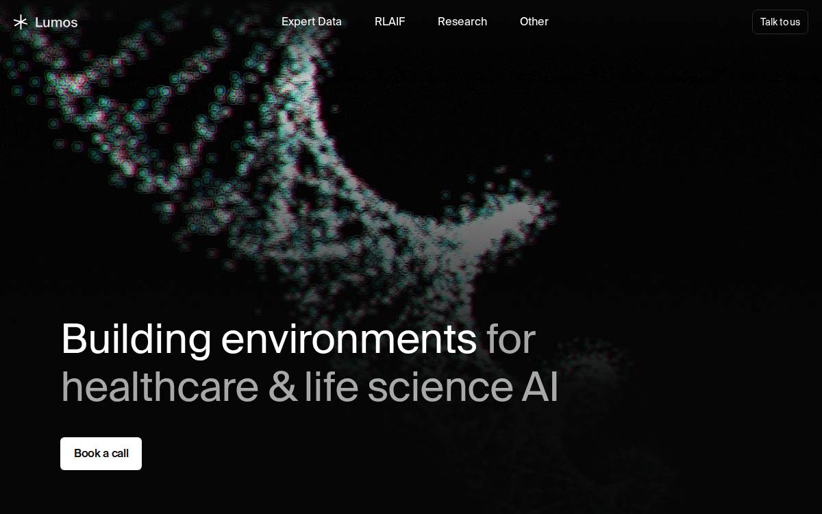 Lumos AI website preview