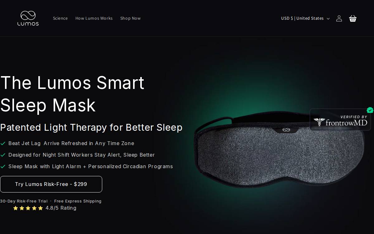 LUMOSTECH, INC. website preview