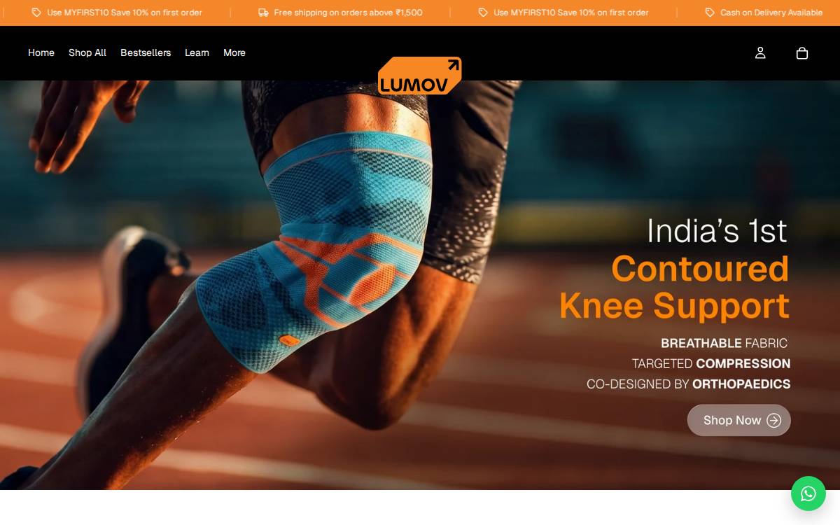 Lumov website preview