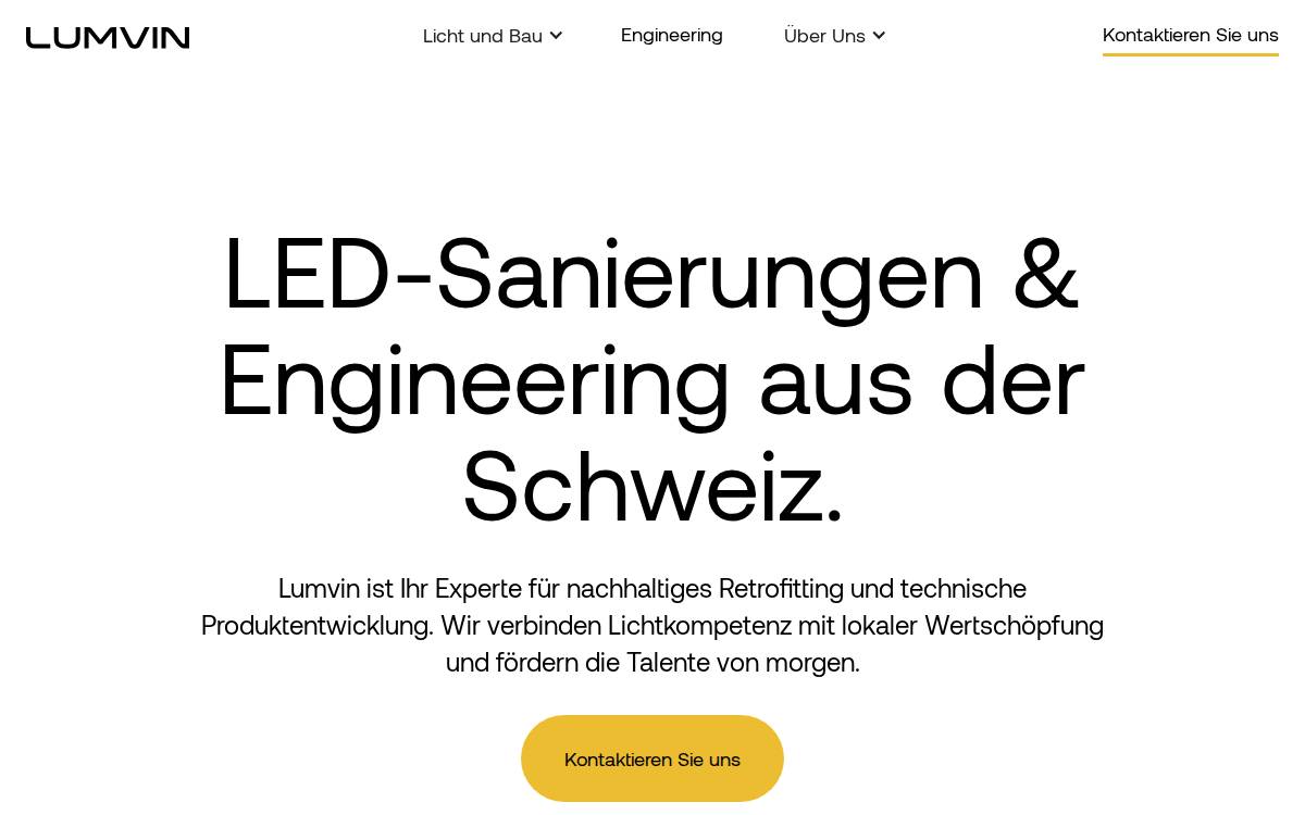 Lumvin website preview