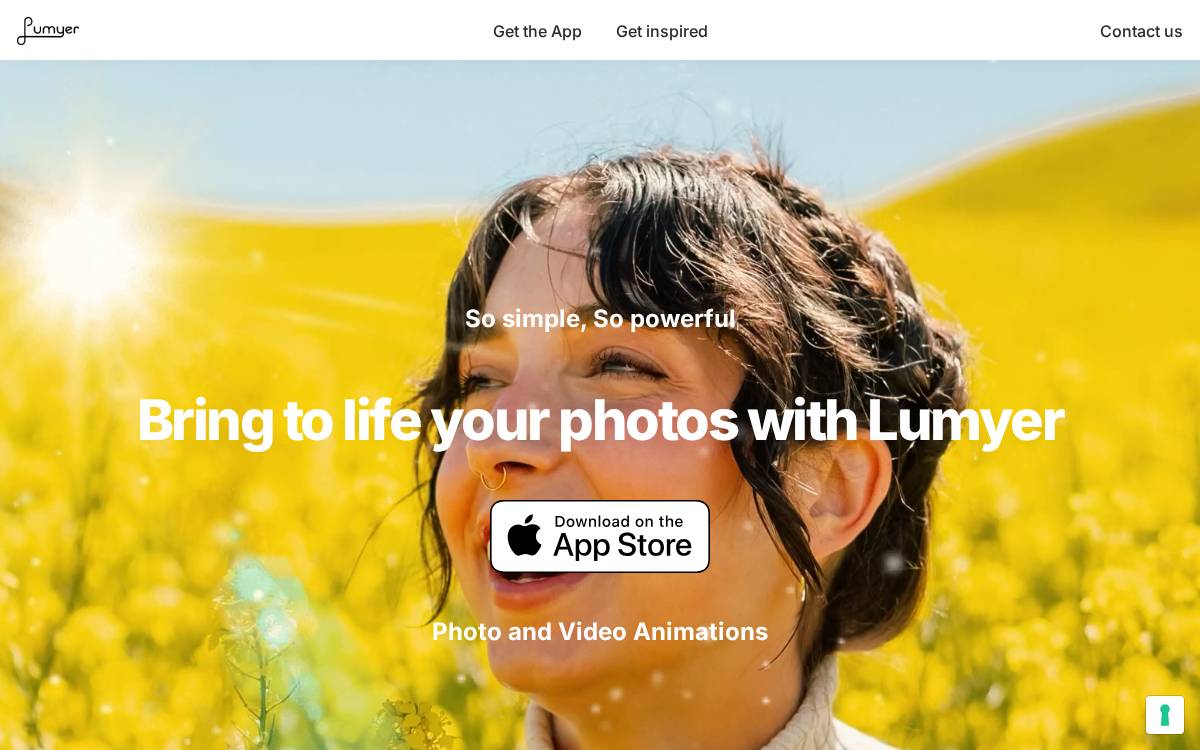 Lumyer website preview