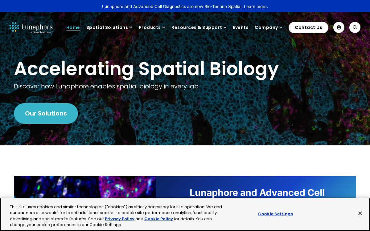 Lunaphore website preview