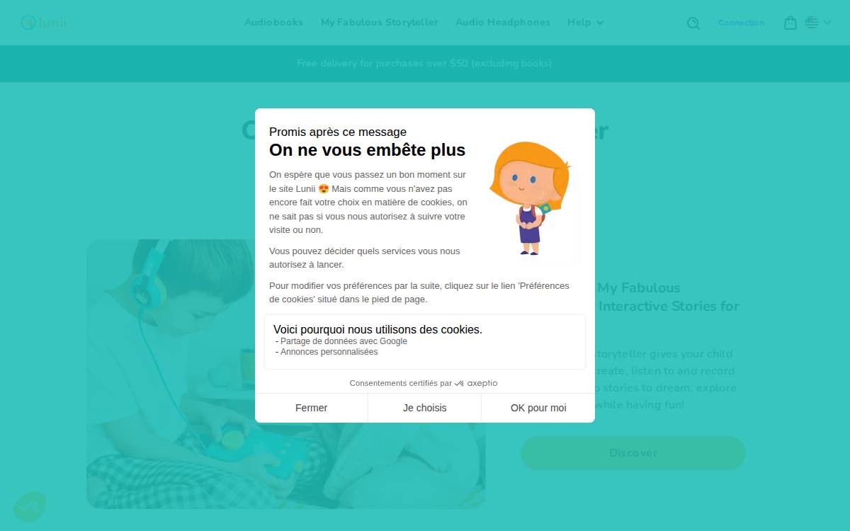Lunii website preview