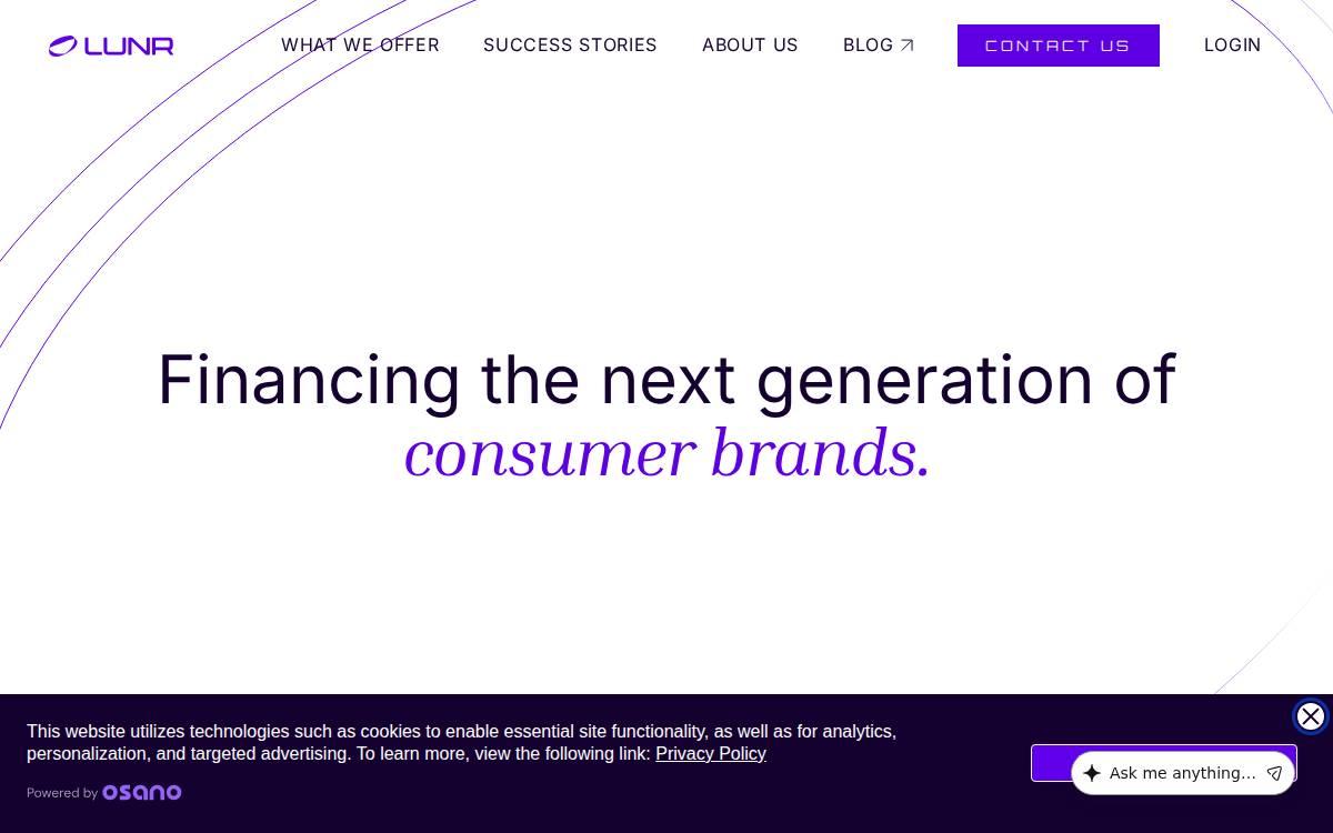 Lunr Capital website preview