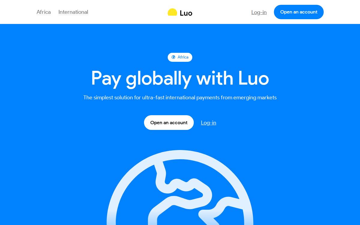 Luo website preview