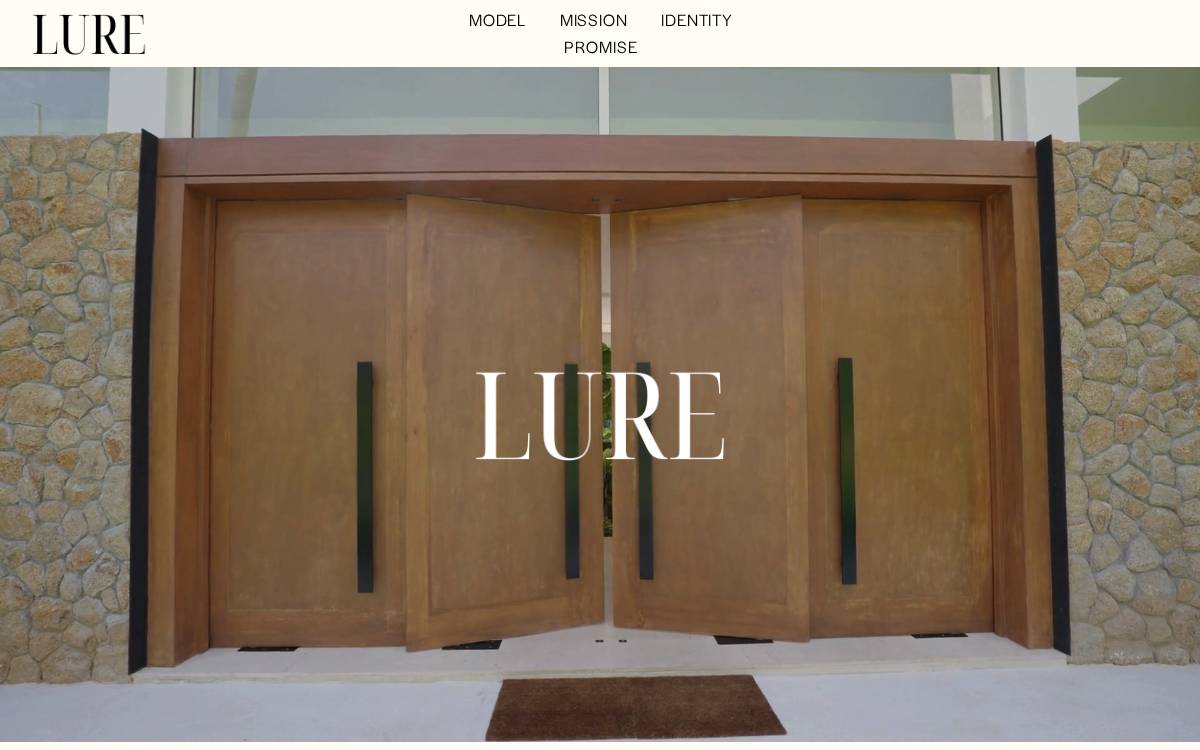 Lure Holdings website preview