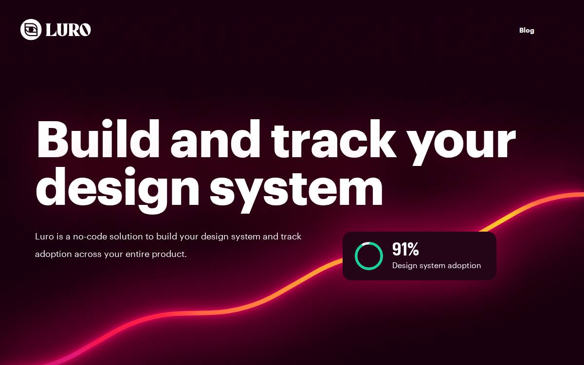Luro website preview
