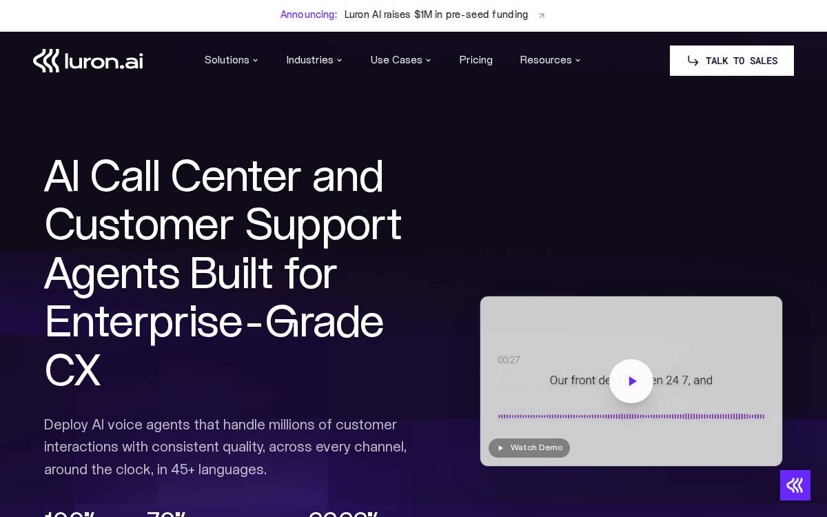 Luron website preview