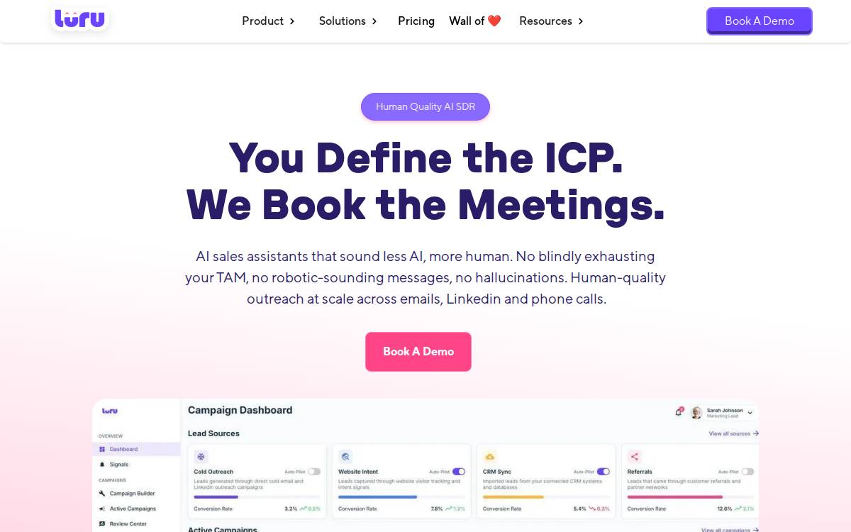 Luru website preview