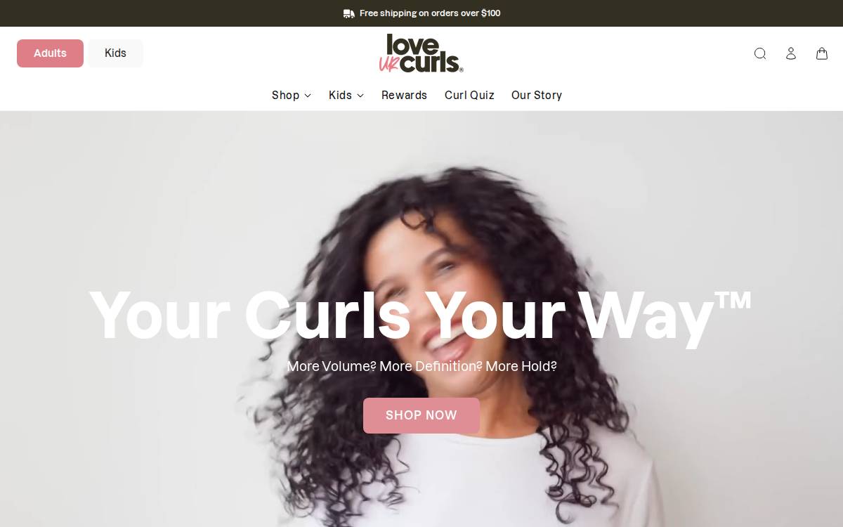 LUS Brands website preview