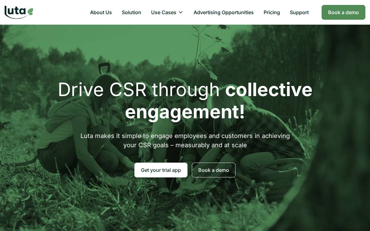 Luta Sustainability Solutions Inc. website preview