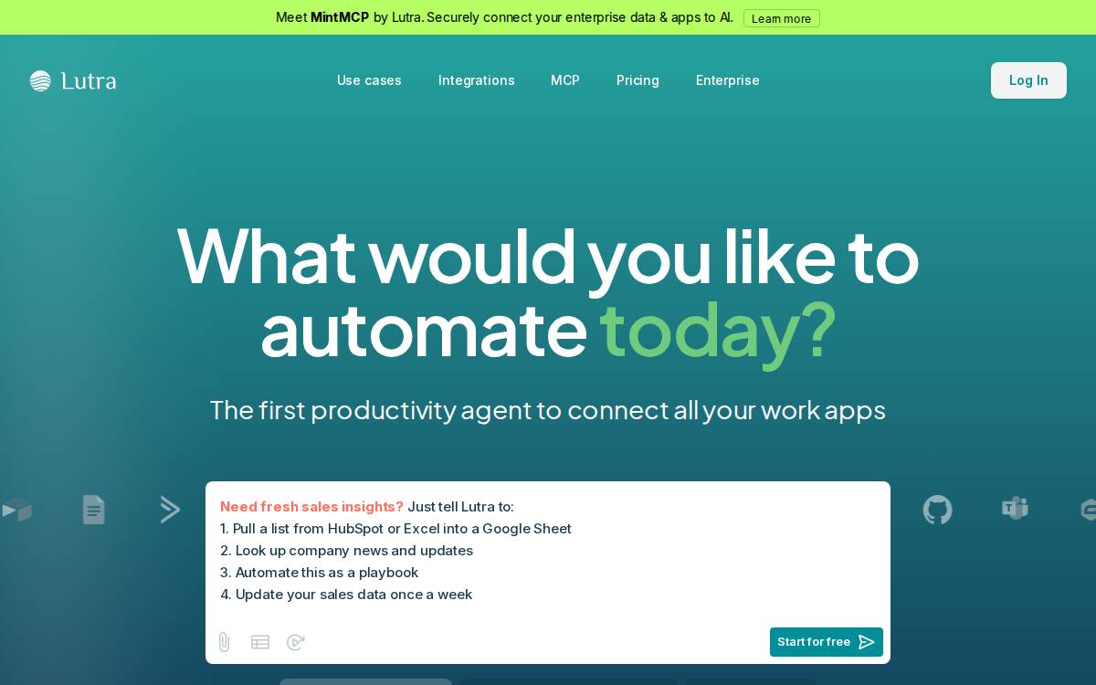 Lutra AI website preview