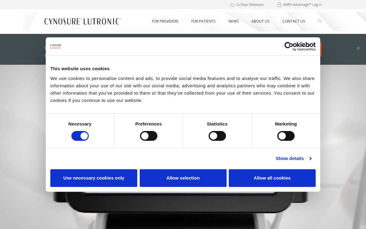 Lutronic website preview