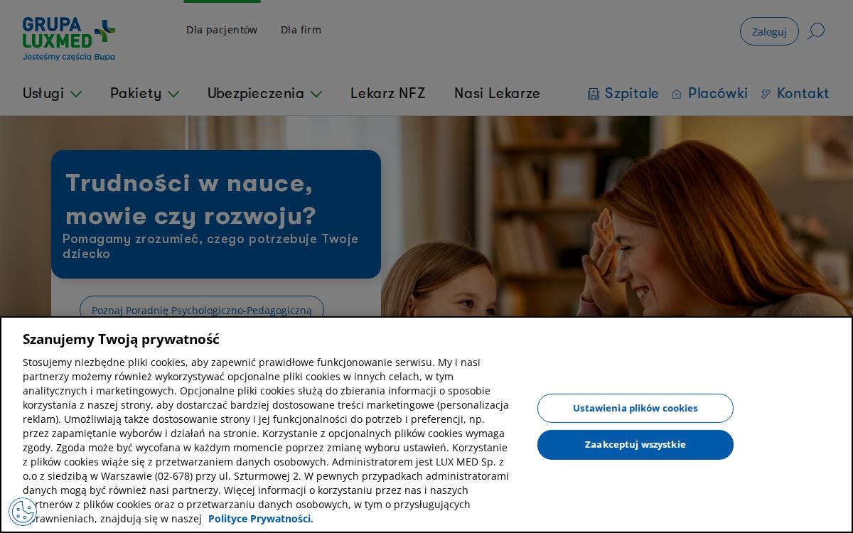 Lux Med Group website preview