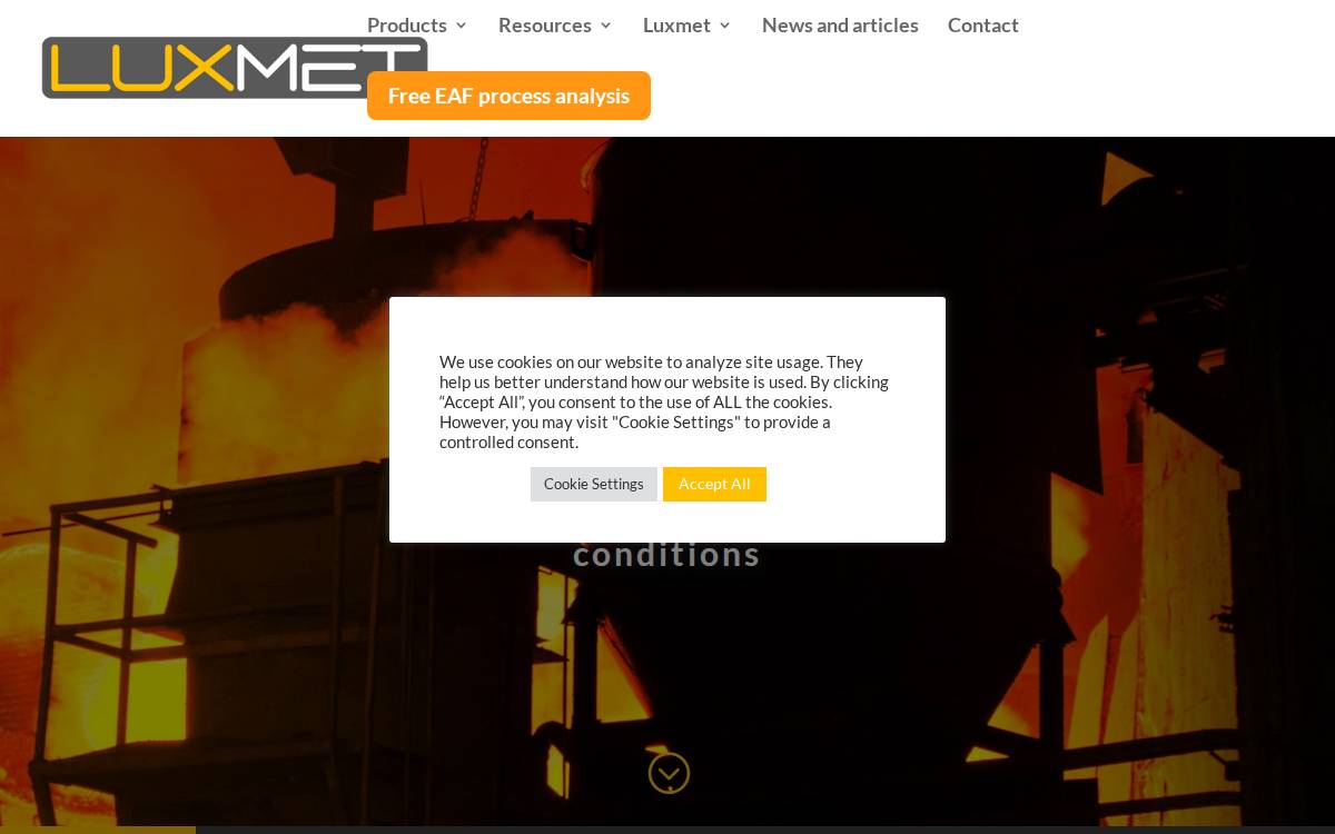 Luxmet website preview