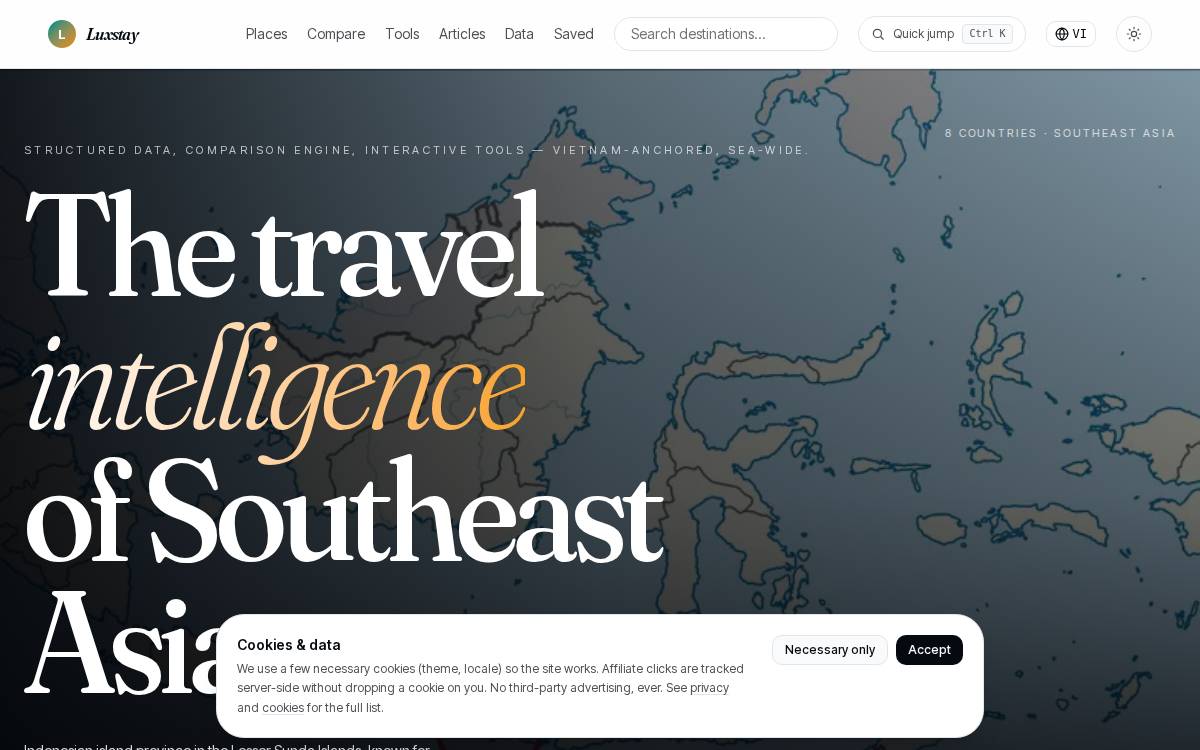 Luxstay website preview
